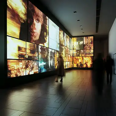 San Diego LED video wall rental showcasing a high-resolution multi-screen display in a modern venue